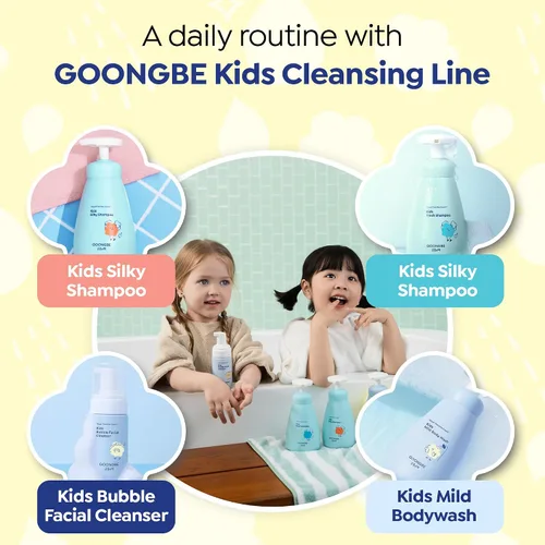 Vista 8 de GOONGBE Acondicionador Suavizante para el Cabello para Niños - Acondicionador Coreano para Cabello Brillante para Niños con Cabello Débil