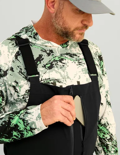 Vista 5 de HUK Overol de pesca para hombre, resistente al viento y al agua