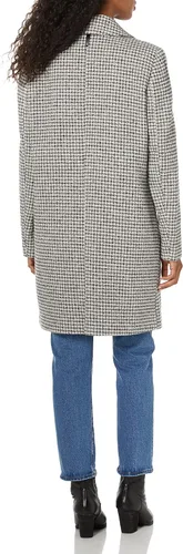 Vista 2 de DKNY Chaqueta con bolsillo de lana con cuello para mujer