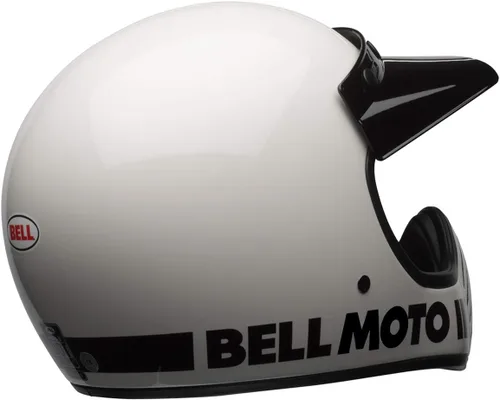 Vista 8 de Casco Bell Moto-3, Blanco Clásico, Mediano