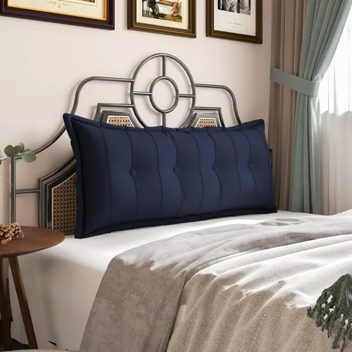 Vista 10 de VERCART Almohada grande para cabecero, almohada de sofá cama, almohada de lectura, almohada de cabecera de cama, almohada de apoyo