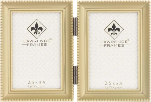 Vista 25 de Lawrence Frames - 11723 Marco de fotos clásico con cuentas, 2.5 x 3.5, dorado