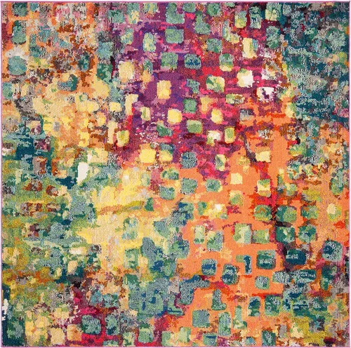 Vista 56 de SAFAVIEH Colección Madison - Alfombra de pasillo, 2'2" x 6', color fucsia y oro, diseño bohemio abstracto envejecido, no desprende pelusa y fácil