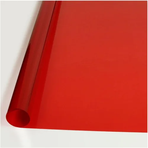 Vista 3 de BDF Película para ventana de tarjetas color rojo transparente - 24in X 12ft