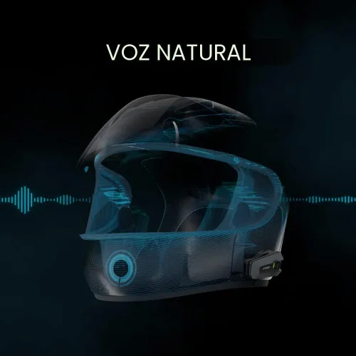 Vista 10 de Cardo PACKTALK Edge - Intercomunicador de auriculares con sistema de comunicación Bluetooth para motocicleta, paquete doble