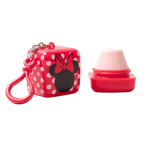 Vista 3 de Lip Smacker Disney Minnie Mouse Cube - Bálsamo labial saborizado, Minnie Joyful Cotton Candy, transparente, para niños
