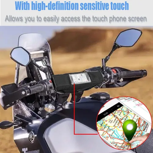 Vista 3 de Para YAMAHA Tenere 700 XT1200Z XT660Z Super Tenere XT 1200 660 Z XTZ XT250 TW200 Bolsas de teléfono impermeables portátiles