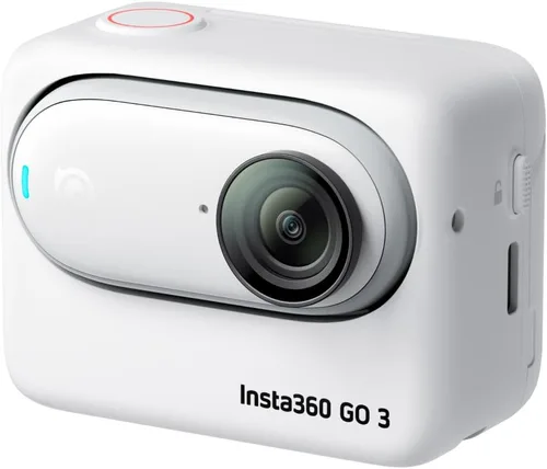 Vista 2 de Insta360 GO 3 128GB - Cámara de acción pequeña y ligera, portátil y versátil, POV manos libres, montaje en cualquier lugar, estabilización, cápsula