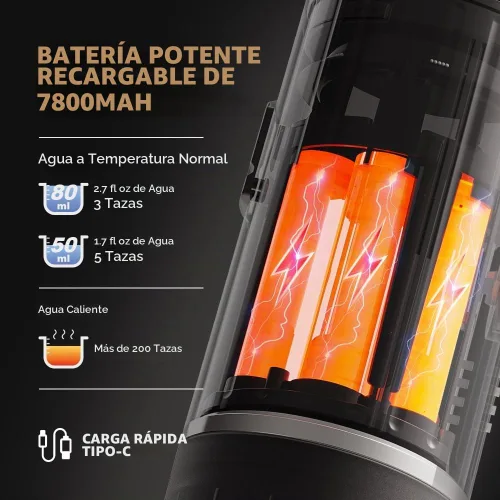 Vista 2 de Máquina de café espresso eléctrica portátil para cápsulas