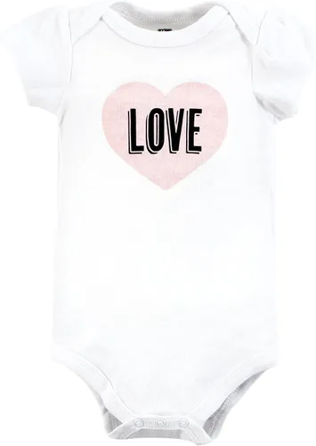 Vista 421 de Hudson Baby baby-girls Cotton Bodysuits 3-pack