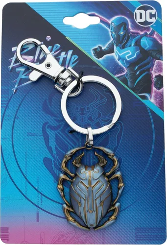 Vista 6 de Blue Beetle Film - Escarabajo esmaltado 3D oficial de DC Comics BLUE BEETLE