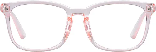 Vista 2 de EYLRIM Gafas de lente transparente con marco cuadrado sin receta
