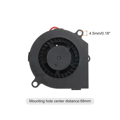 Vista 3 de MECCANIXITY Ventilador de enfriamiento sin escobillas DC Ventilador Enfriador 6015 2.362x2.362x0.591 in Turbina Turbo Dual Rodamiento de bolas