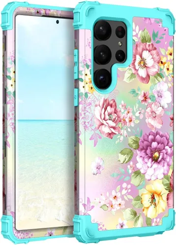 Vista 78 de Hocase Funda para Samsung Galaxy S26 Ultra, mandala beige