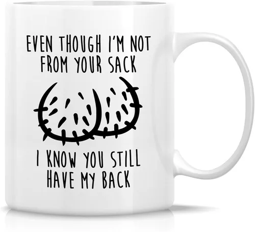 Vista 26 de Retreez - Taza divertida con texto en inglés "No. 1 Dad", 325 ml, tazas de cerámica, mensajes divertidos, sarcásticos, motivacionales, regalos