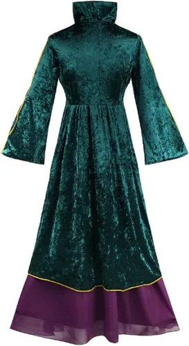Vista 2 de Disfraz de Mary Sanderson para mujer peluca de cosplay camisa falda chaleco de Halloween