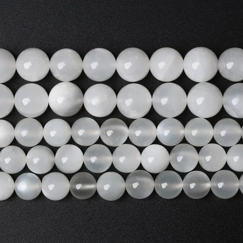 Vista 84 de 4mm 90 piezas Cuentas de piedra natural de turquesa africana para hacer joyería Cuentas sueltas de gemas redondas para pulseras, collares, aretes