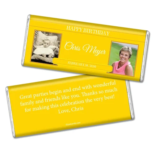 Vista 13 de Favores de cumpleaños para adultos con foto personalizada de 25 quilates