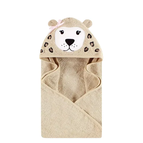 Vista 132 de Hudson Baby Toalla con capucha unisex de algodón con cara de animal para bebé, cocodrilo, talla única
