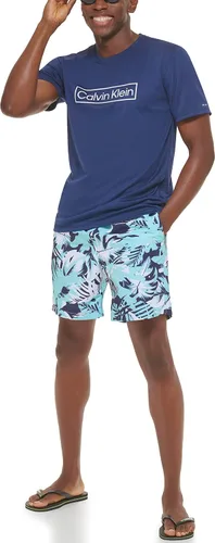Vista 4 de Calvin Klein Manga corta ligera de secado rápido para hombre, protección UPF 40+