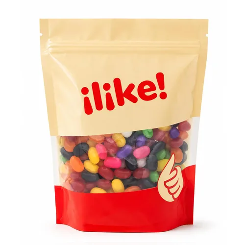 Vista 7 de Jelly Beans, caramelos masticables, sabores surtidos, bolsa de 2 libras