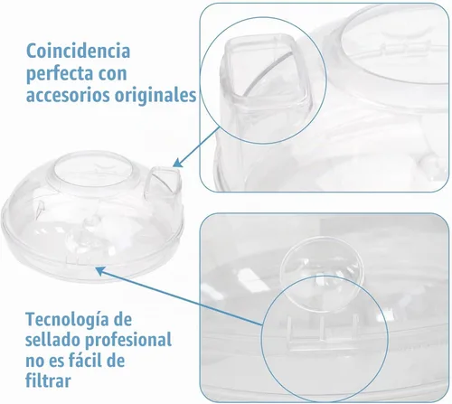 Vista 6 de Cuenca de cacerola de agua de 2 1/2 cuartos para aspiradora Rainbow E2 tipo 12 y E-2 (eSERIES™) - Tazón de agua de repuesto para Negro, Plata, Serie