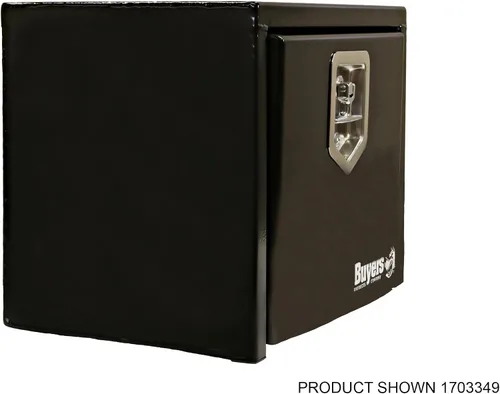 Vista 8 de Buyers Products 1703349 - Caja de acero negro para debajo de la carrocería con pestillo de mango en T, 14 x 12 x 18 pulgadas, caja de herramientas