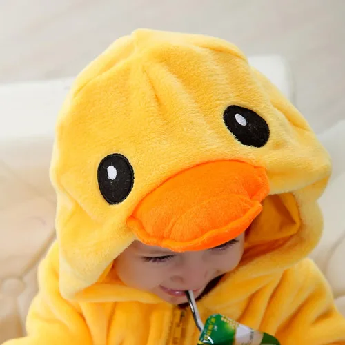 Vista 4 de MERSARIPHY Disfraz de Halloween para bebé niño y niña, mameluco neutro con capucha