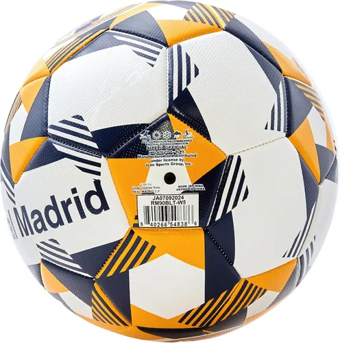 Vista 2 de Icon Sports Balón de fútbol oficial del Real Madrid CF - RM90BL blanco, talla 5