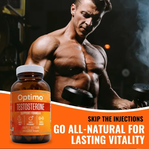Vista 7 de Soporte de testosterona natural definitivo para hombres y mujeres, optimización de testosterona, resistencia, músculo - Tongkat Ali, Tribulus