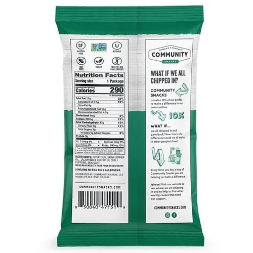 Vista 9 de Community Snacks Papas Fritas (All Mixed Up, 1 Onza (Paquete de 80))
