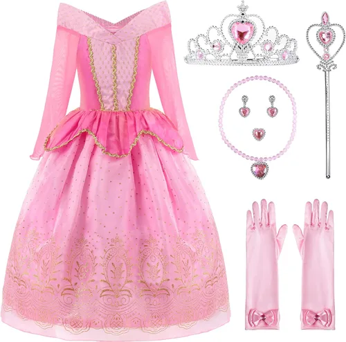 Vista 9 de ReliBeauty - Disfraz de princesa para niñas