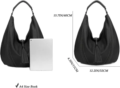 Vista 2 de KILAMAL Bolsos Hobo para mujer Bolsos de hombro y bolsos