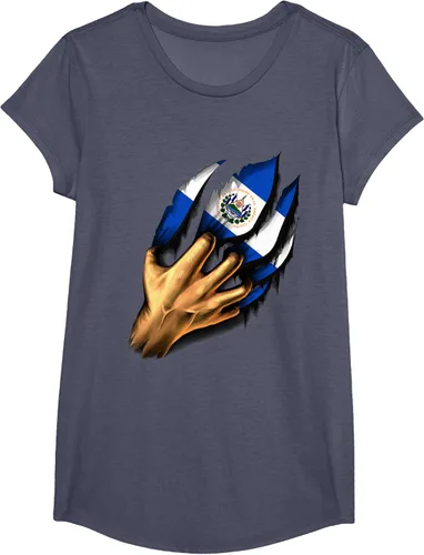 Vista 15 de El salvador bandera camisa salvadoreña en mi