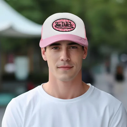 Vista 3 de Von Trucker - Gorra de béisbol deportiva, parte trasera de malla con broches ajustables para mujer