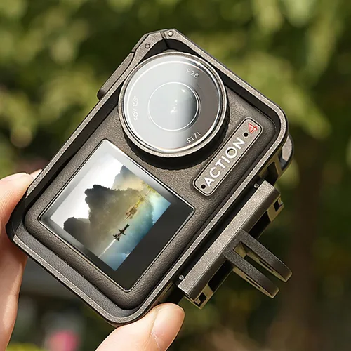 Vista 7 de PCTC Adaptador magnético compatible con DJI Osmo 360/Osmo Action 5 Pro/4/3 Adaptador de liberación rápida – Accesorios DJI, trípode conectable