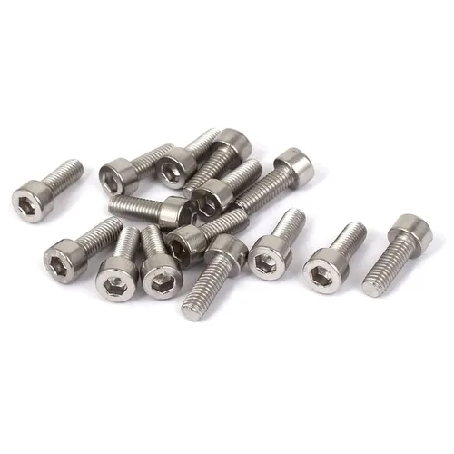 Vista 17 de 50 tornillos de cabeza hexagonal de acero inoxidable M3-0.020x0.197 in Pernos de cabeza hexagonal interior DIN 912