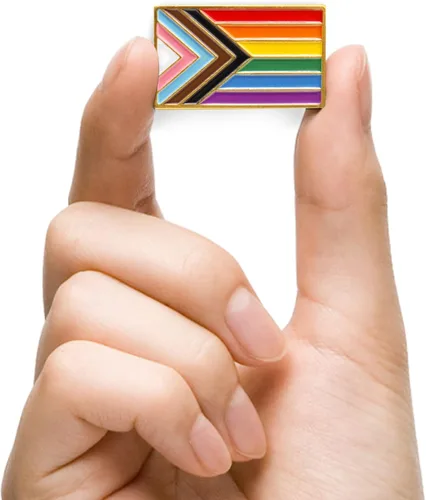 Vista 4 de 21250100 pines de solapa de orgullo progresivo a granel, LGBT, transgénero, arco iris, lesbiana, bisexual, gay, progresivo, broche para hombres