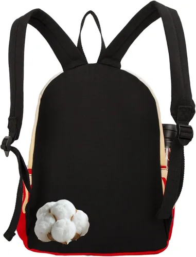 Vista 5 de Mochila de anime japonés para escuela, universidad, al aire libre, mochila grande para niñas, niños y estudiantes, mochilas de viaje, Rojo