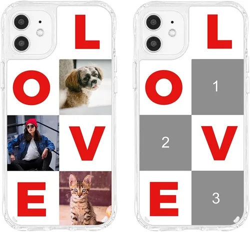 Vista 89 de Funda de teléfono personalizada para Apple iPhone 8 Plus iPhone 7 Plus, personalizada con foto, imagen, texto, imagen, diseño de imagen