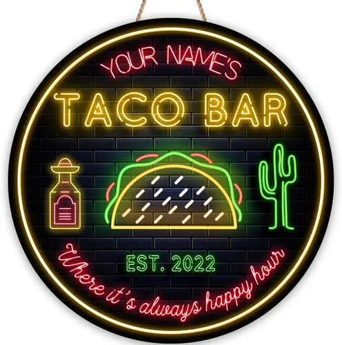 Vista 26 de Placa de pared de madera de bar de tequila mexicano personalizado, letrero de bar de México, letrero rústico para pub para el hogar, decoración