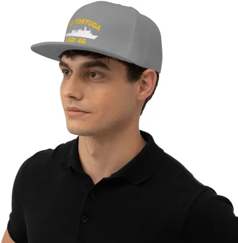 Vista 9 de USS Tortuga LSD 46 Flag-Baseball Caps-Denim Hats Cowboy Knit hat Fisherman's hat
