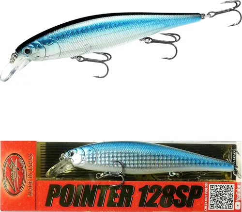 Vista 8 de LUCKY CRAFT Pointer 128SP, Señuelo de Pesca de Lubina de Lago de Agua Dulce, Jerkbait, Suspendido, Aparejos de Pesca, Accesorios de Pesca, Equipo