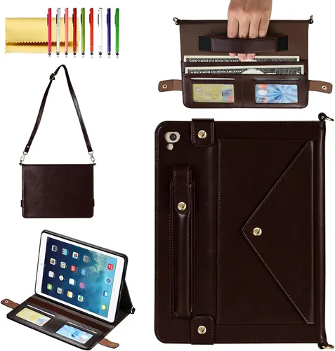 Vista 127 de Funda tipo bolso para iPad mini de 5ª/4ª/3ª/2ª/1ª generación de 7.9 pulgadas, Techcircle funda ligera tipo folio con soporte bandolera con billetera