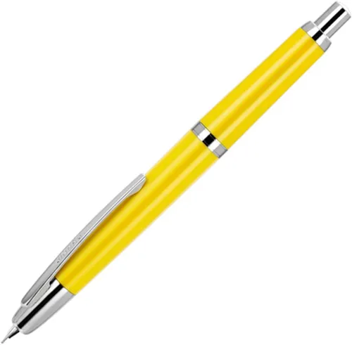 Vista 12 de Jinhao - Pluma estilográfica retráctil de 20 presiones, punta extrafina con juego de convertidor de tinta (clip negro blanco)