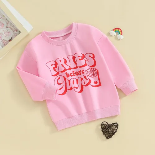 Vista 122 de Sudadera con cuello redondo para el día de San Valentín para bebé, niña, niño, para el día de San Valentín