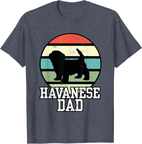 Vista 16 de Camiseta Havanese Dad I Retro Havanese