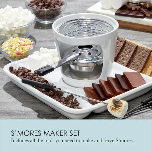 Vista 6 de Chicago Metallic Smores Maker, Blanco Pequeño