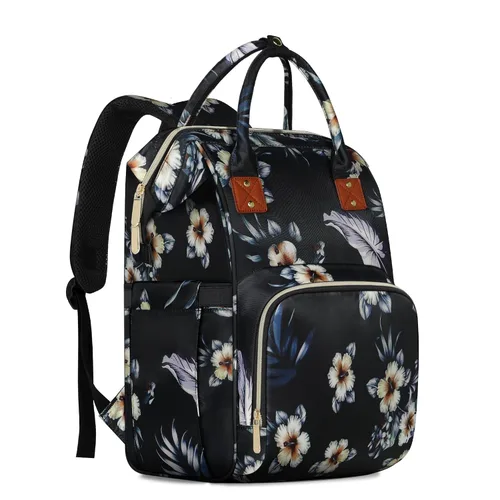 Vista 10 de Mochila para pañales Femuar, multifuncional, para maternidad, bolsa de pañales para bebés, de gran capacidad, para niñas y niños, mochila de viaje