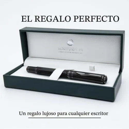 Vista 5 de Monteverde USA Innova Formula M Black Rollerball Pen Instrumento de escritura premium con repuesto Schmidt 888 Negro